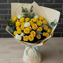 Букет цветов из:  Розы #REPLACE_PRED# Курждипскую