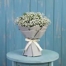 Букет цветов из:  Гипсофила в Курждипскую