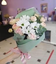 Букет милый в Курждипскую Букет цветов из: Хризантемы и Розы в Курждипскую