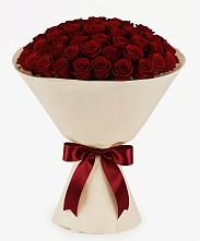 Букет 101 Бордовая роза Блэк Бакарра в Курждипскую