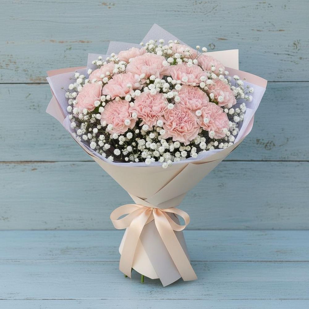 Букет цветов из: Гвоздики в Курждипскую