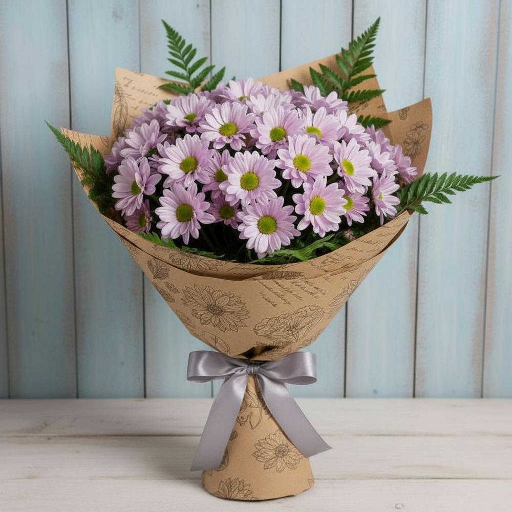 Букет цветов из: Хризантемы в Курждипскую