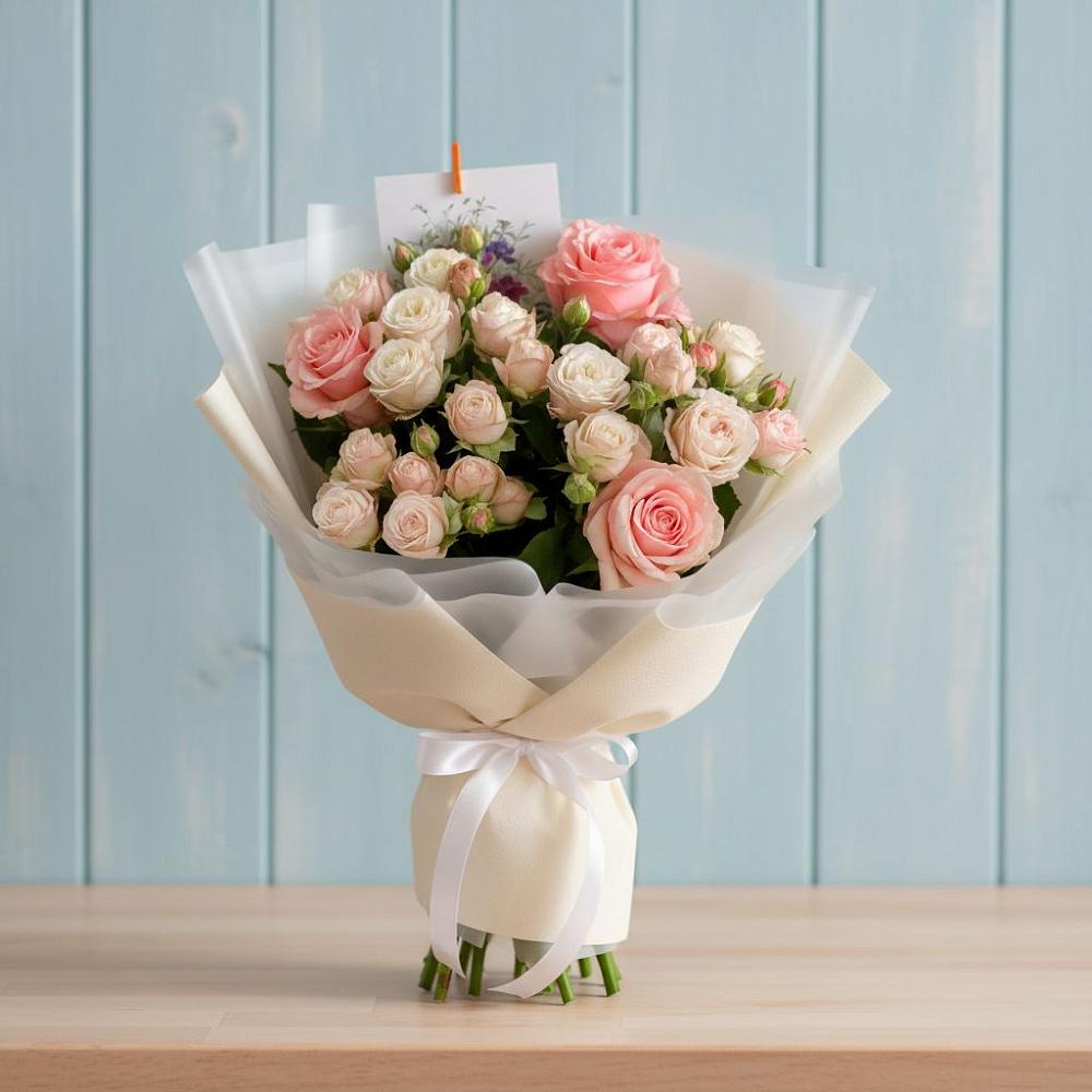 Букет цветов из: Розы в Курждипскую