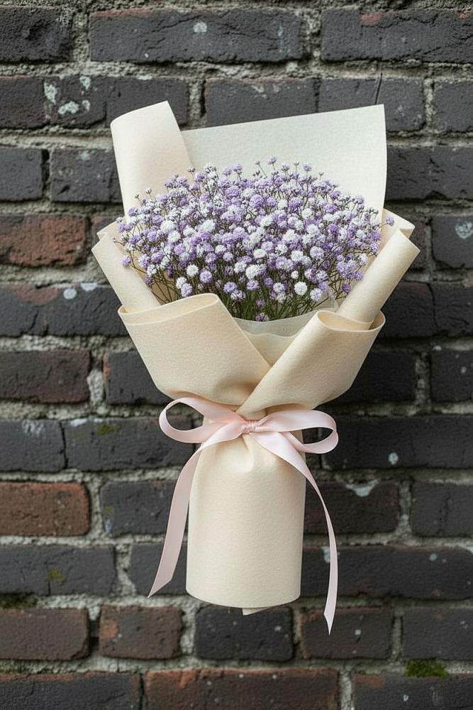 Букет цветов из: Гипсофила в Курждипскую