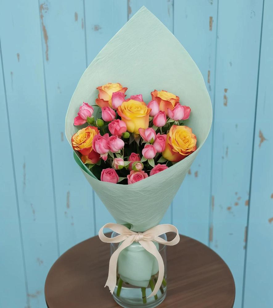 Букет цветов из: Розы в Курждипскую