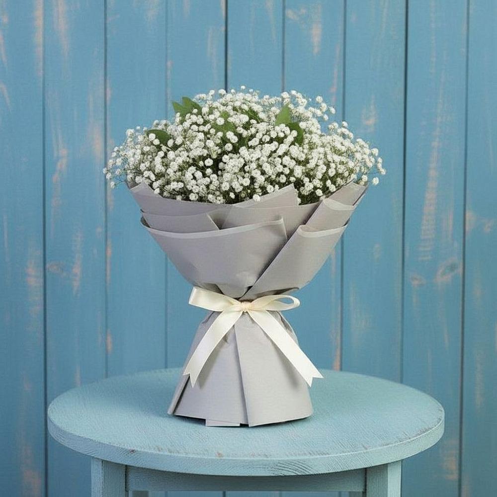 Букет цветов из: Гипсофила в Курждипскую