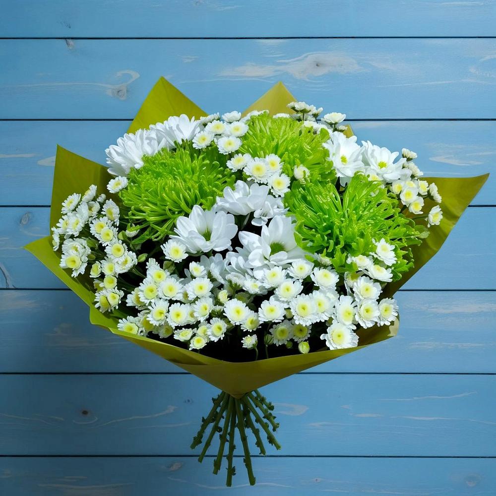 Букет цветов из: Хризантемы в Курждипскую