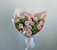 Букет цветов из:  Розы и Хризантемы #REPLACE_PRED# Курждипскую