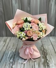 Букет цветов из:  Гвоздики, Розы и Хризантемы #REPLACE_PRED# Курждипскую