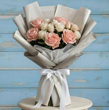 Букет цветов из:  Розы #REPLACE_PRED# Курждипскую