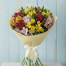 Букет цветов из:  Альстромерии в Курждипскую