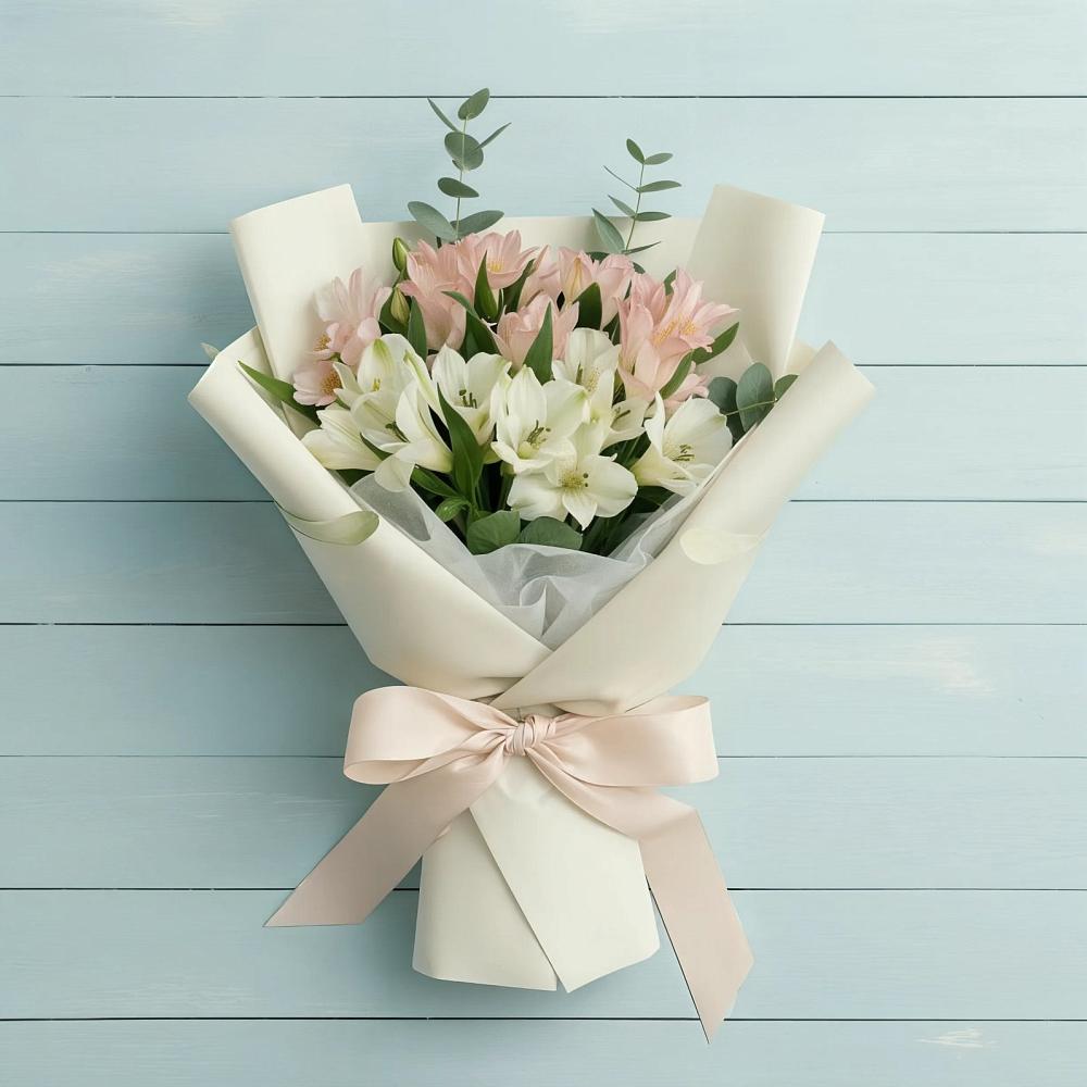 Букет цветов из: Альстромерии в Курждипскую