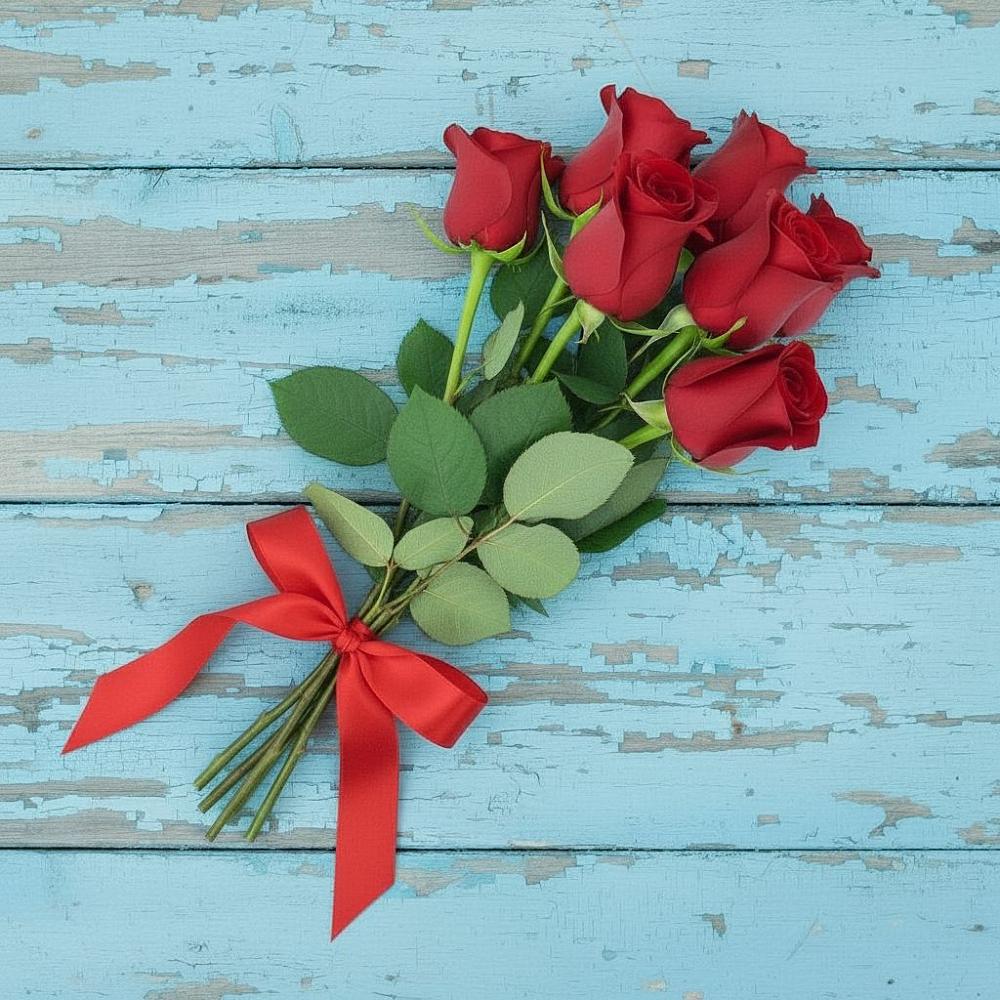 Букет Красные розы в Курждипскую