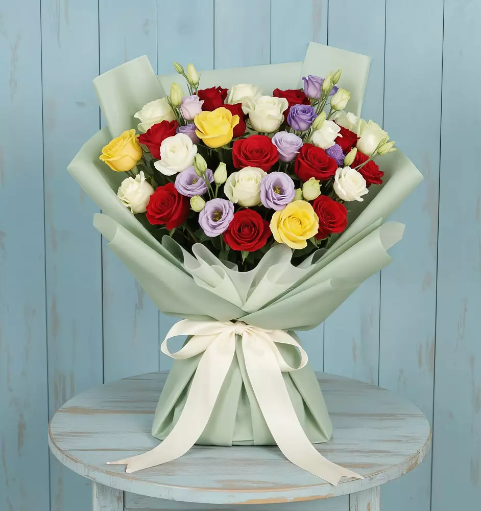 Букет цветов из: Розы в Курждипскую