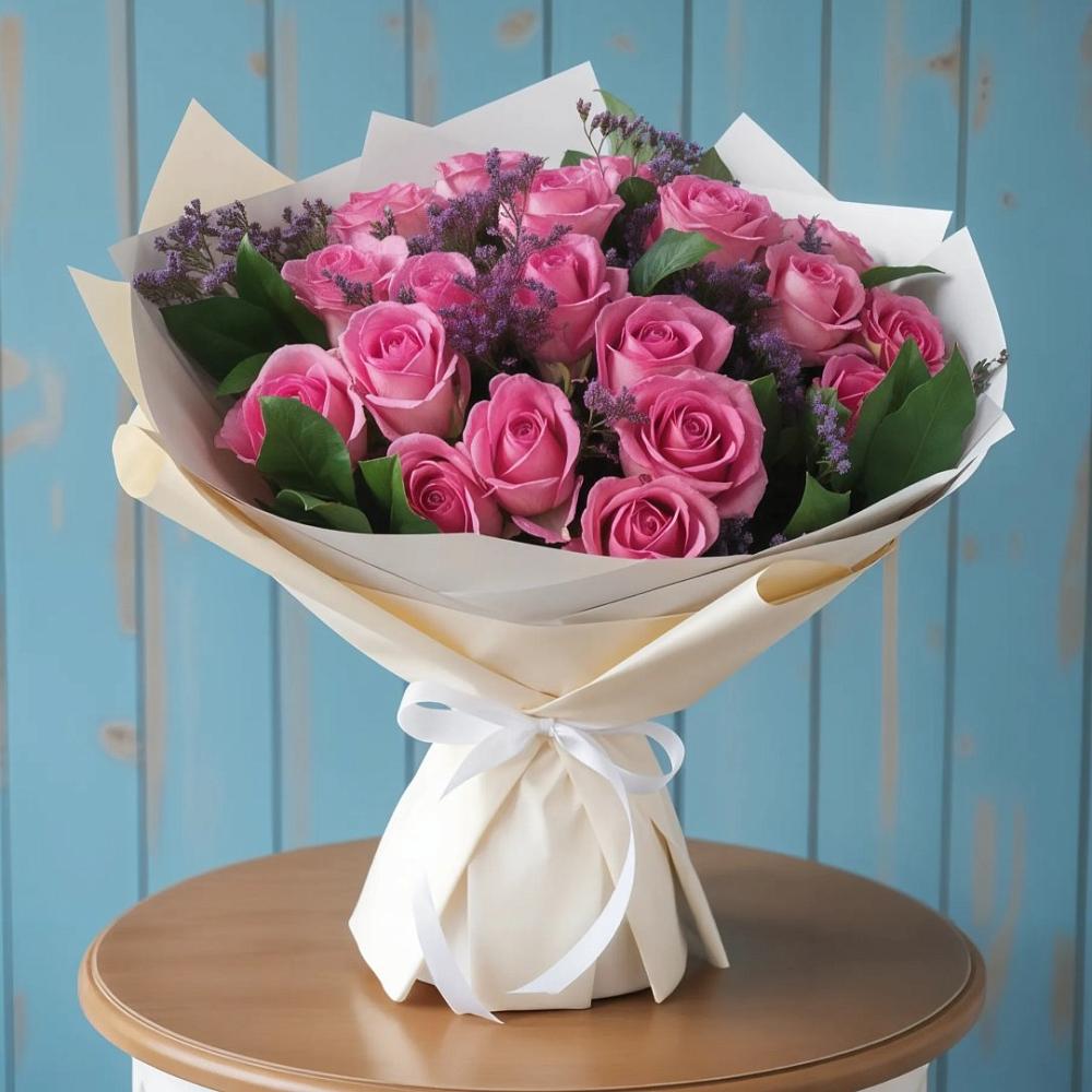 Букет цветов из: Розы в Курждипскую