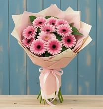 Букет цветов из:  Герберы в Курждипскую